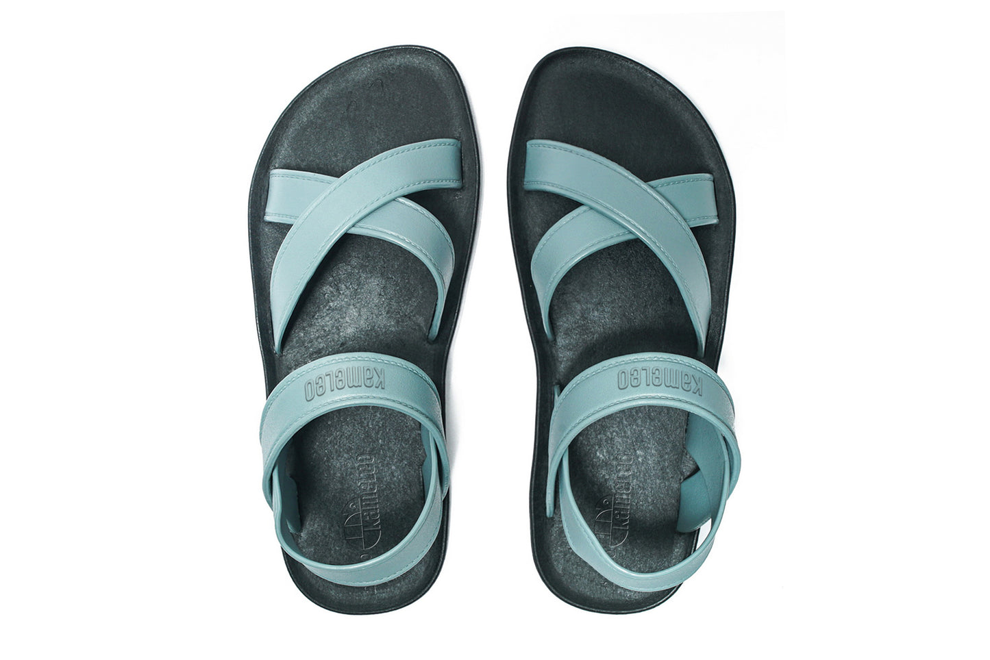 Cross Plus Kids Black Sole Grey Strap