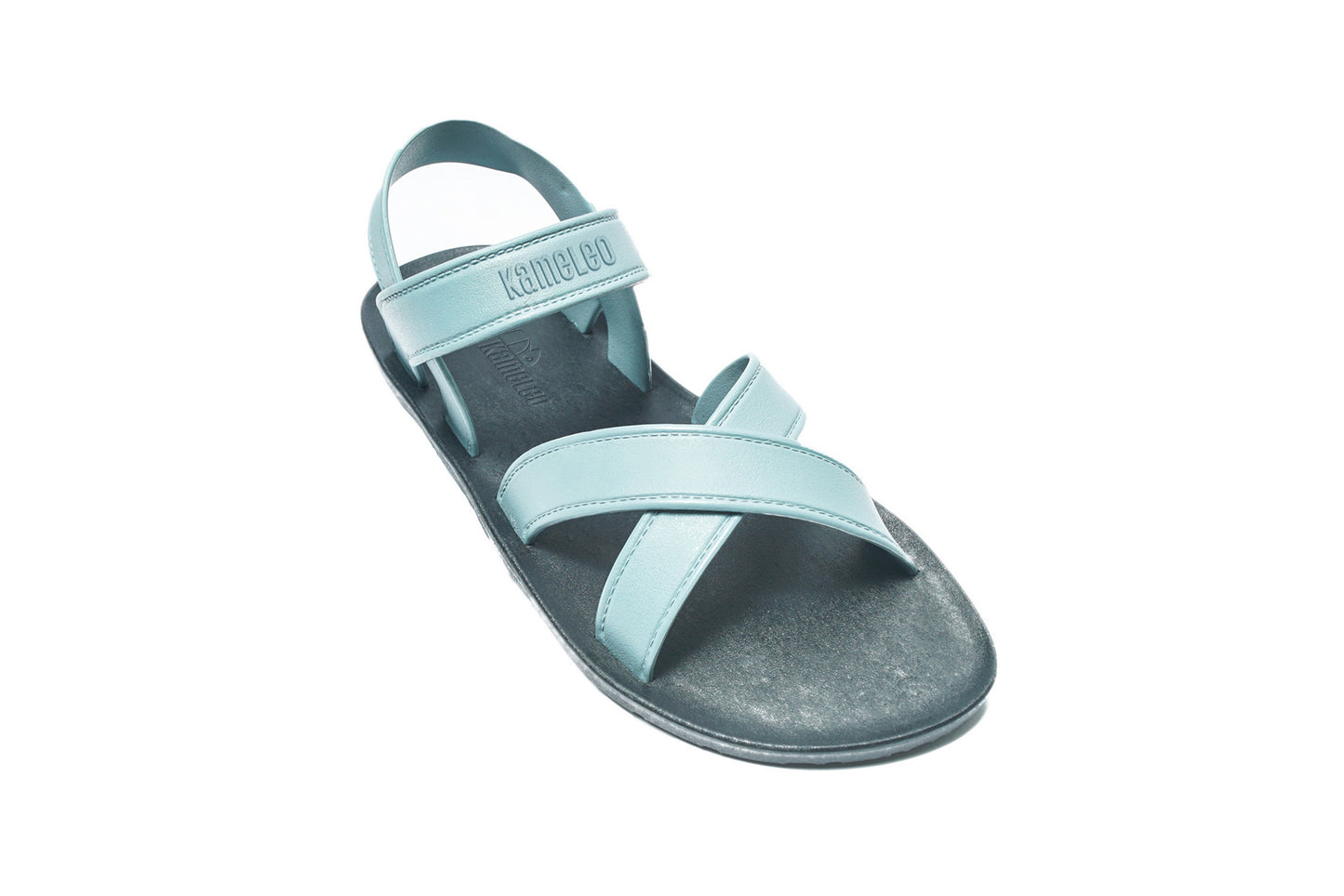 Cross Plus Kids Black Sole Grey Strap