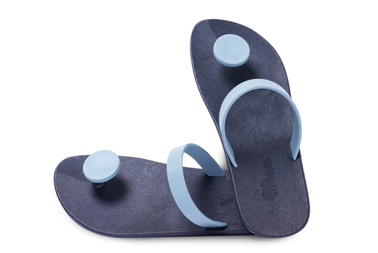 Poppi Dot Black Sole Grey Strap