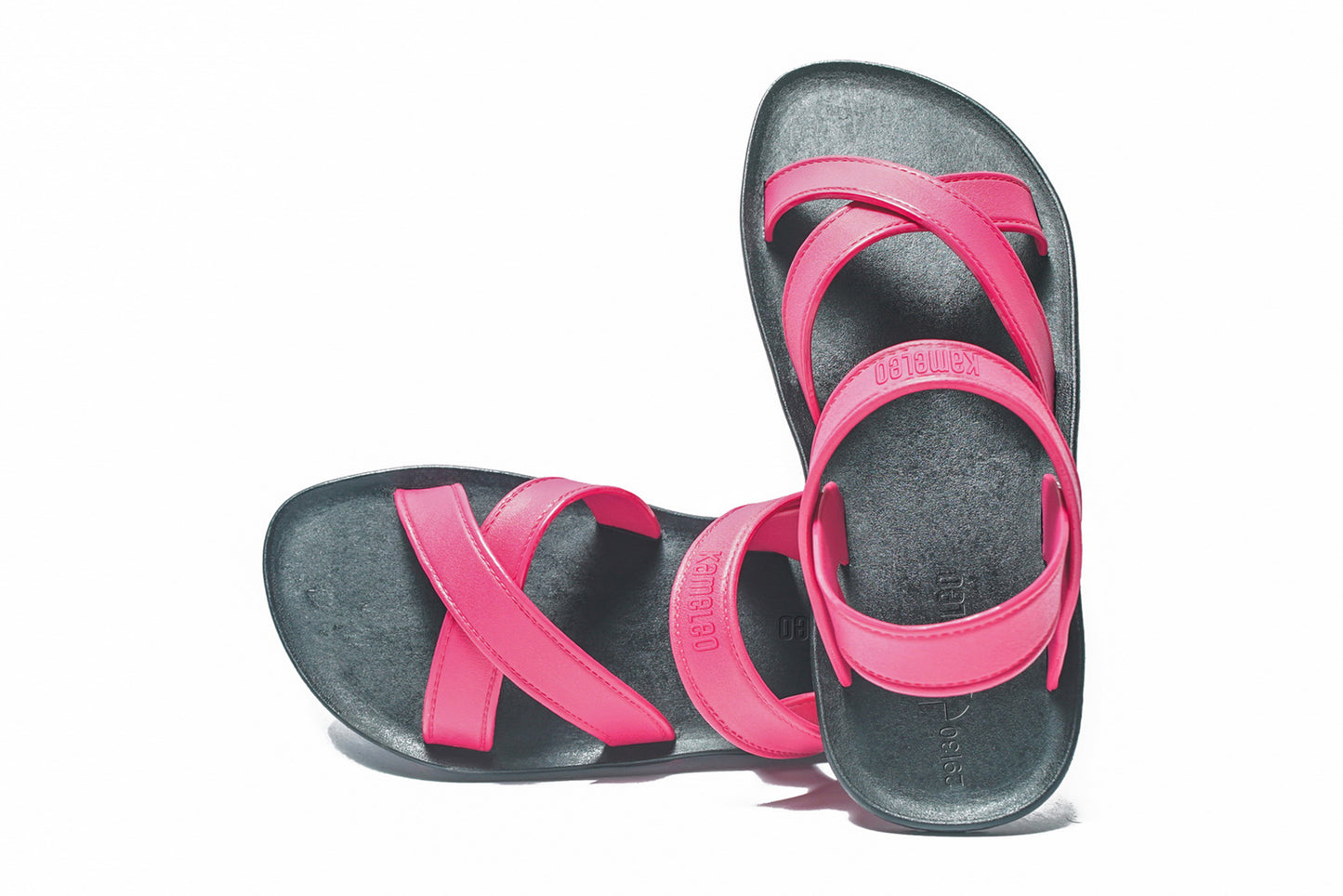 Cross Plus Kids Black Sole Pink Strap