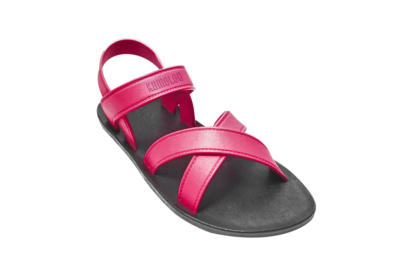 Cross Plus Kids Black Sole Pink Strap