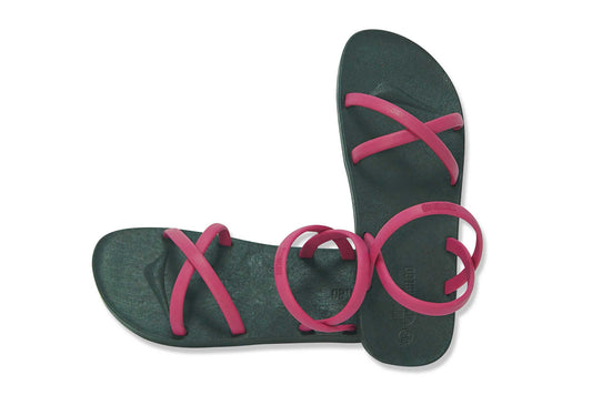 Cross Slim Black Sole Pink Strap