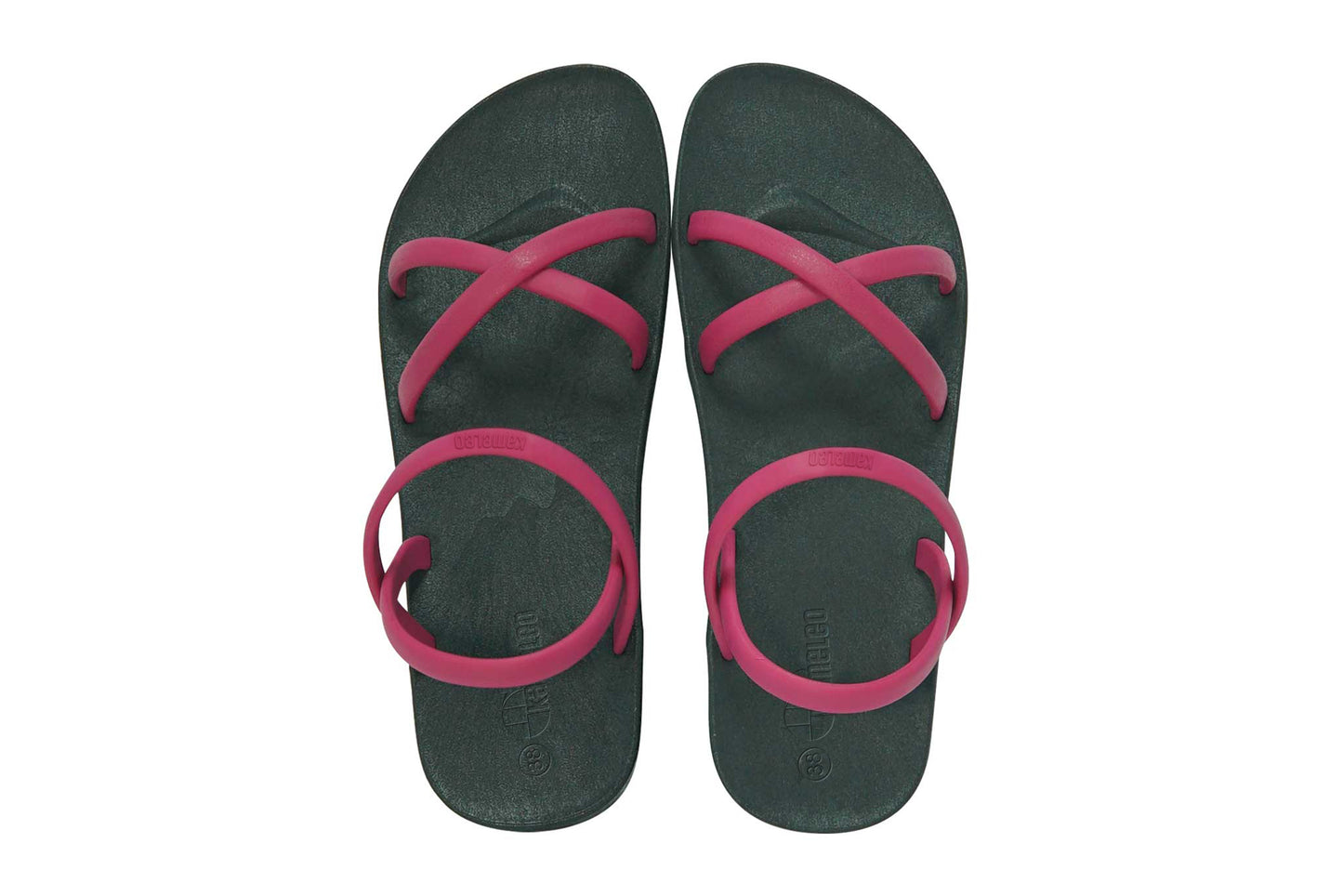 Cross Slim Black Sole Pink Strap