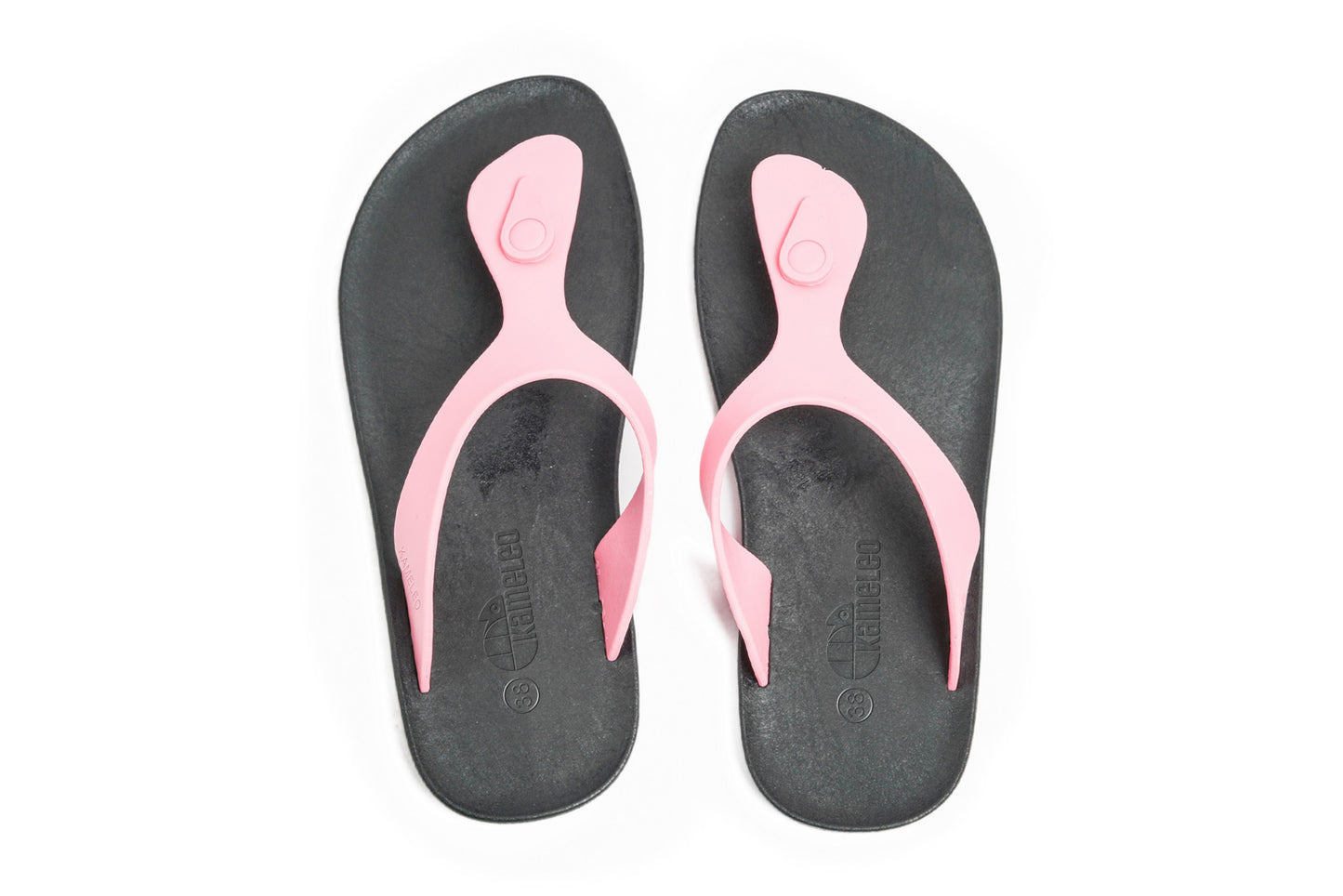 Candy Black Sole LightPink Strap