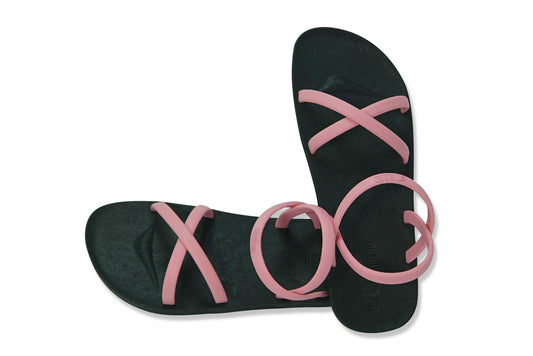 Cross Slim Black Sole LightPink Strap