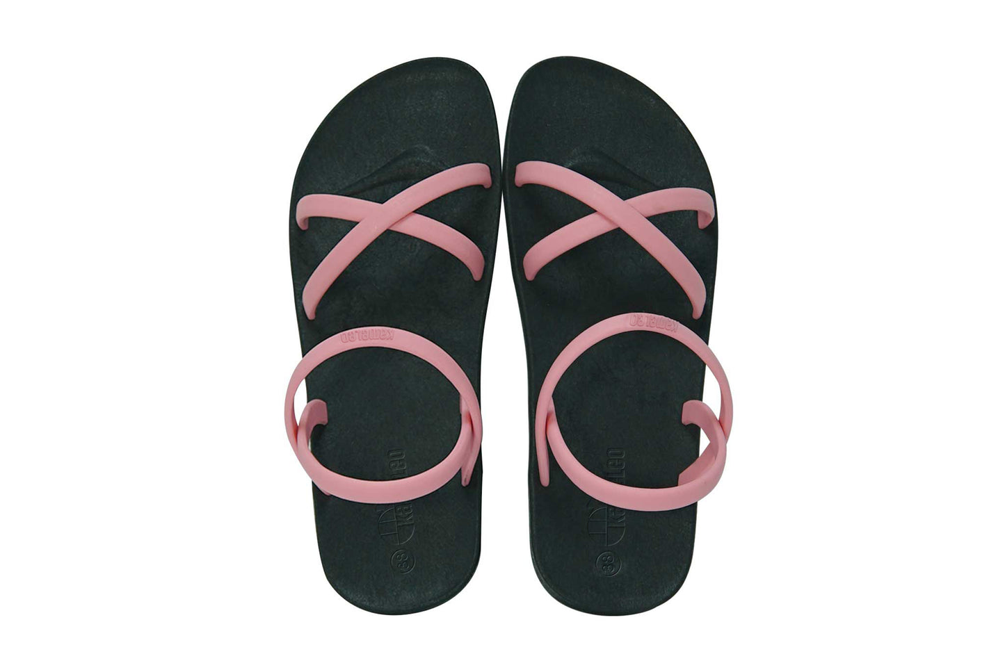 Cross Slim Black Sole LightPink Strap
