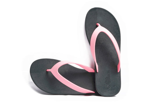 Flippy Black Sole LightPink Strap
