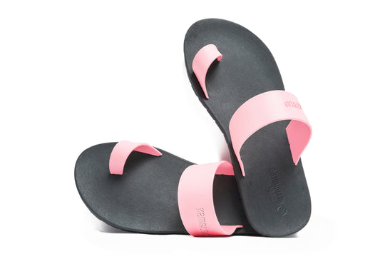 Pop Thumb Black Sole LightPink Strap
