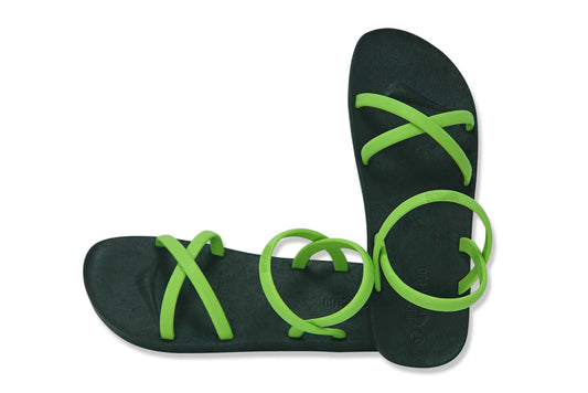 Cross Slim Black Sole Lime Strap
