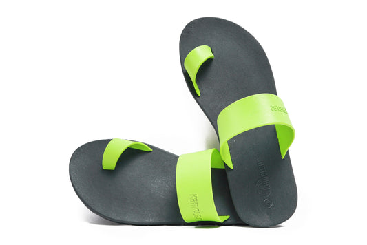 Pop Thumb Black Sole Lime Strap