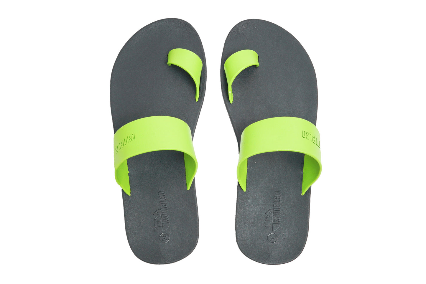 Pop Thumb Black Sole Lime Strap