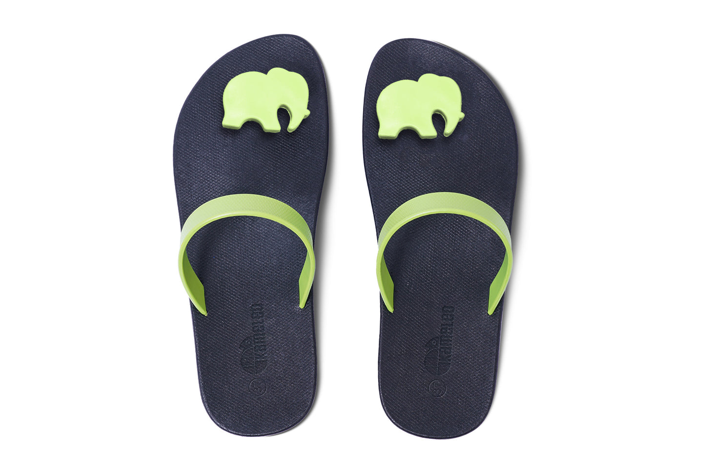 Poppi Ellie Black Sole Lime Strap