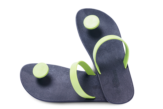 Poppi Dot Black Sole Lime Strap