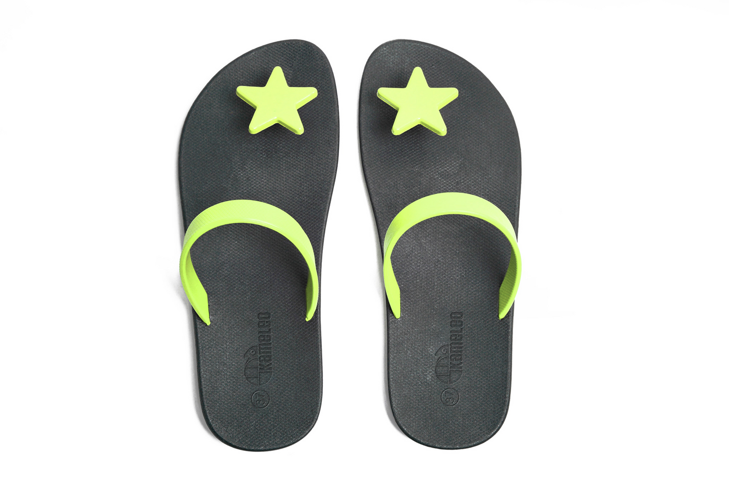 Poppi Star Black Sole Lime Strap