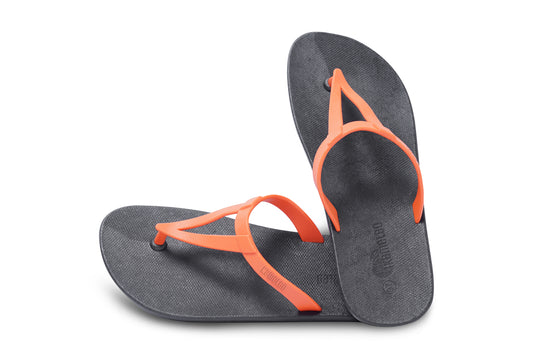 Eiffel Black Sole Orange Strap