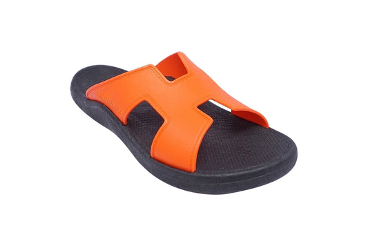 Hermey Black Sole Orange Strap