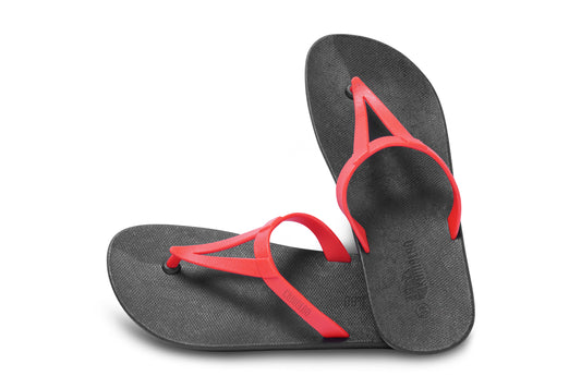 Eiffel Black Sole Red Strap