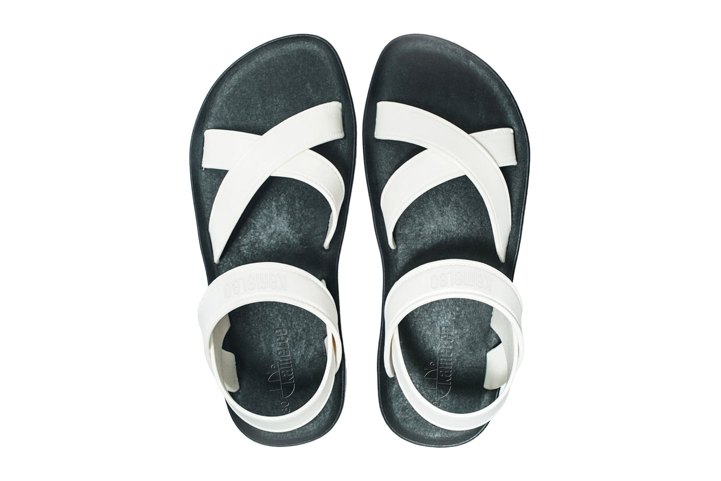 Cross Plus Kids Black Sole White Strap