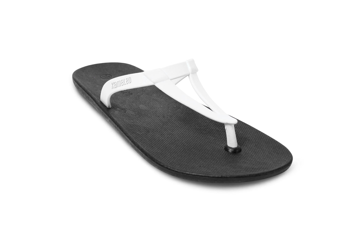Eiffel Black Sole White Strap