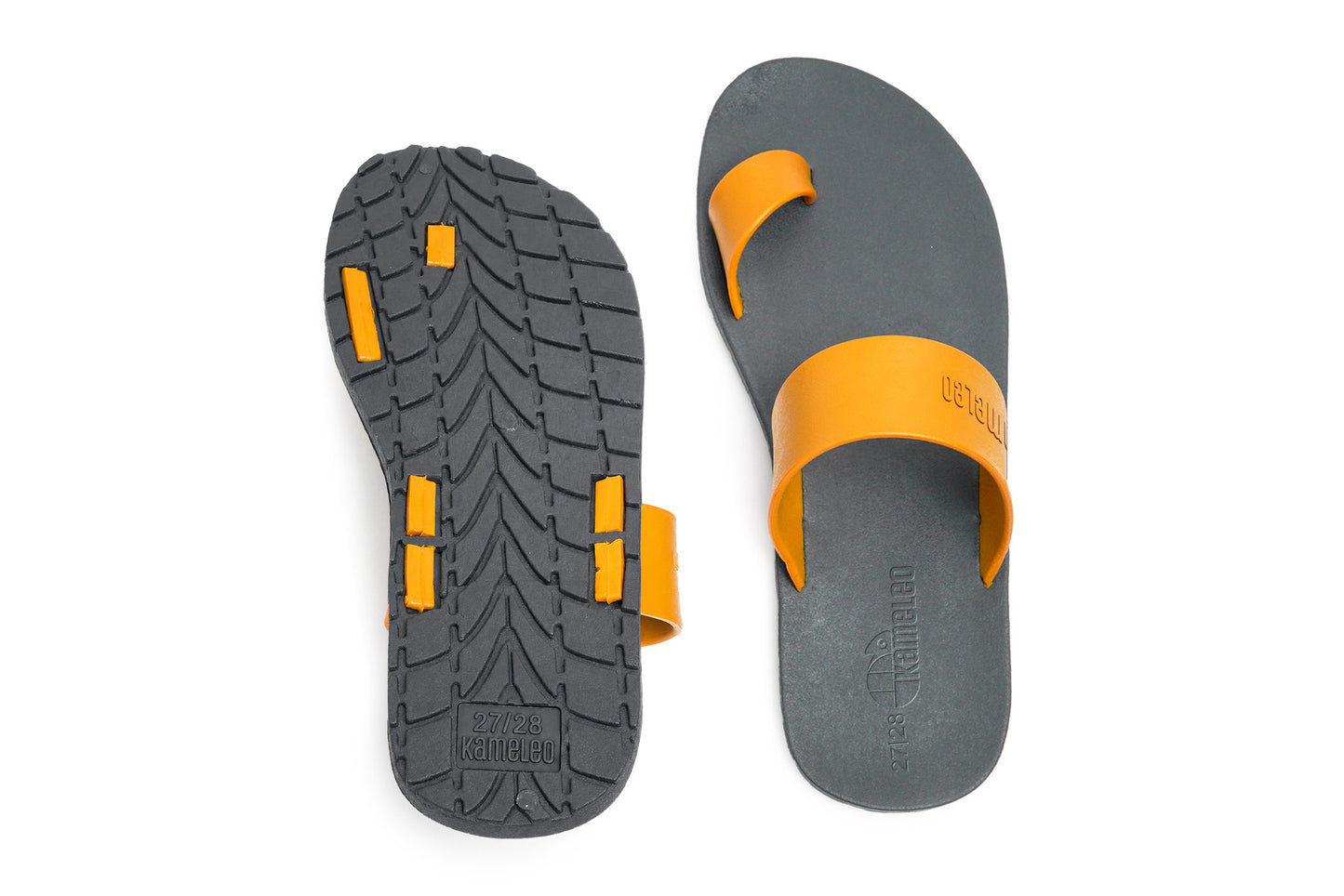 Pop Thumb Kids Black Sole Caramel Strap