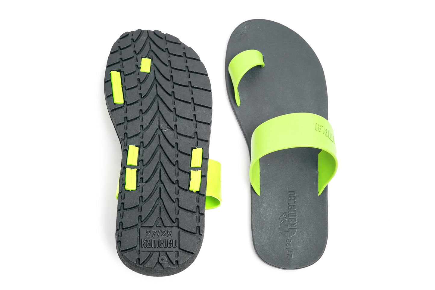 Pop Thumb Kids Black Sole Lime Strap