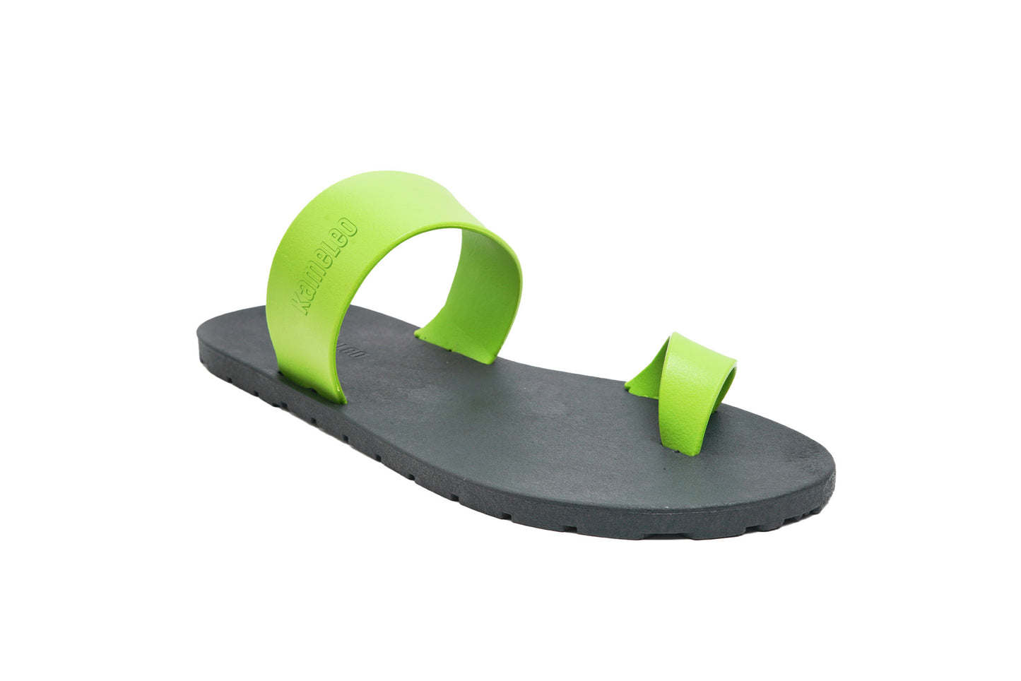Pop Thumb Kids Black Sole Lime Strap
