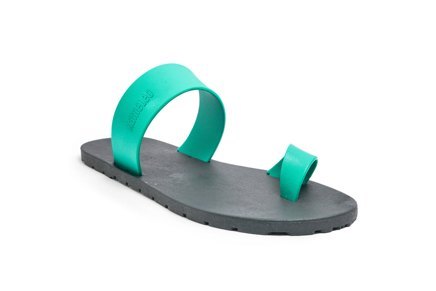 Pop Thumb Kids Black Sole Green Strap