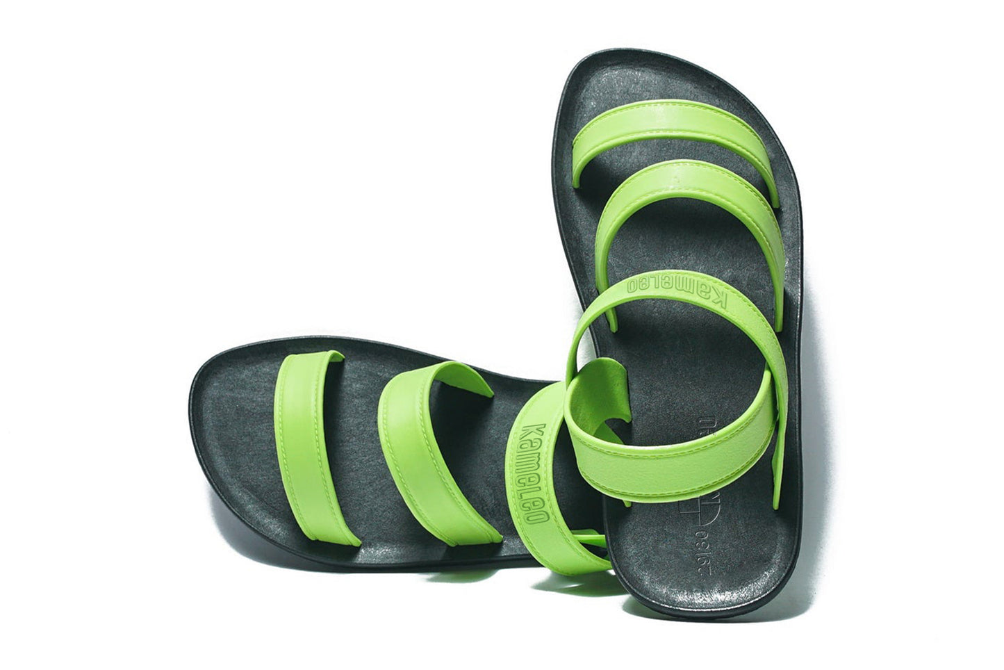Twin Plus Kids Black Sole Lime Strap