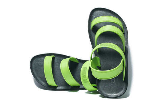 Twin Plus Kids Black Sole Lime Strap