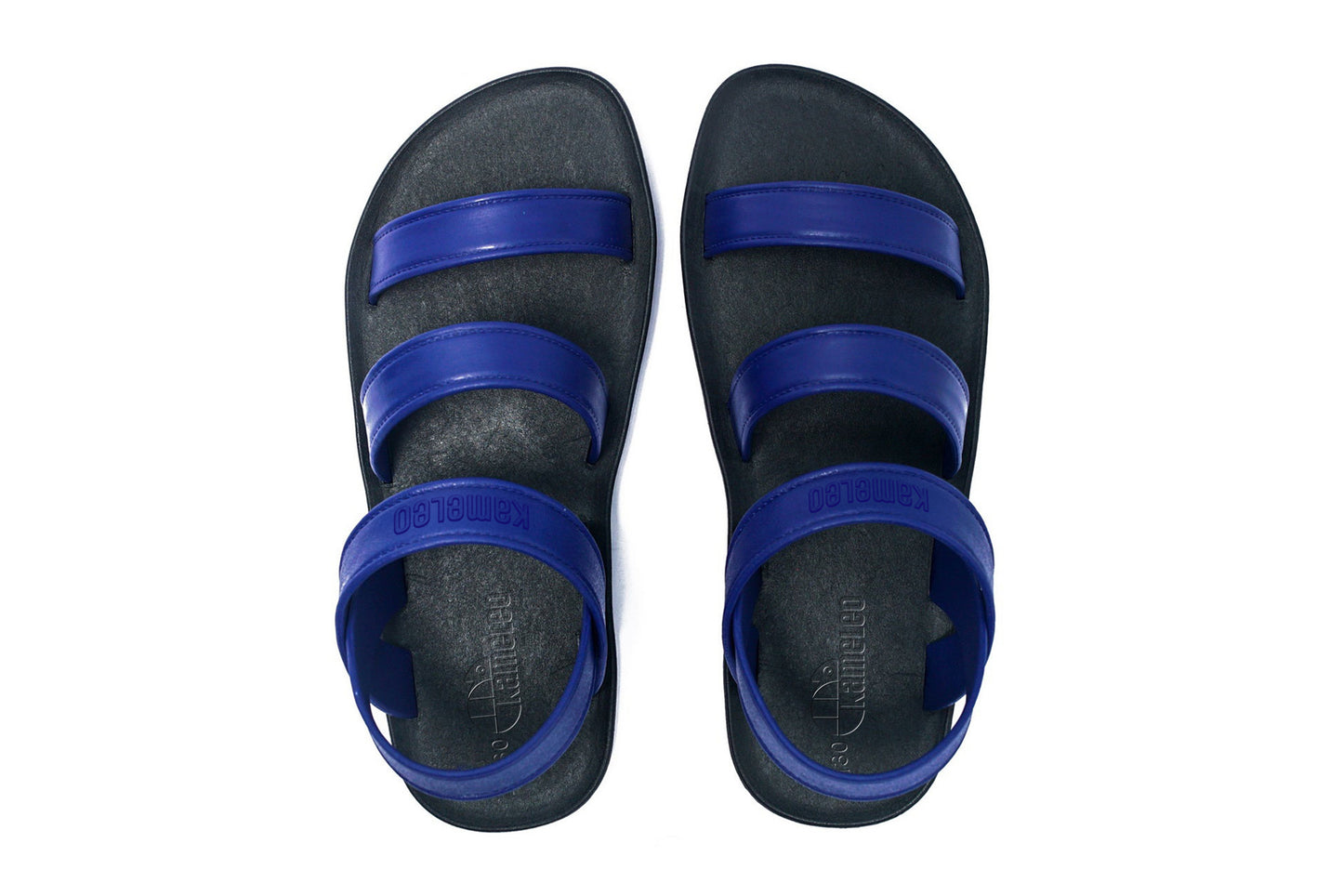 Twin Plus Kids Black Sole Blue Strap