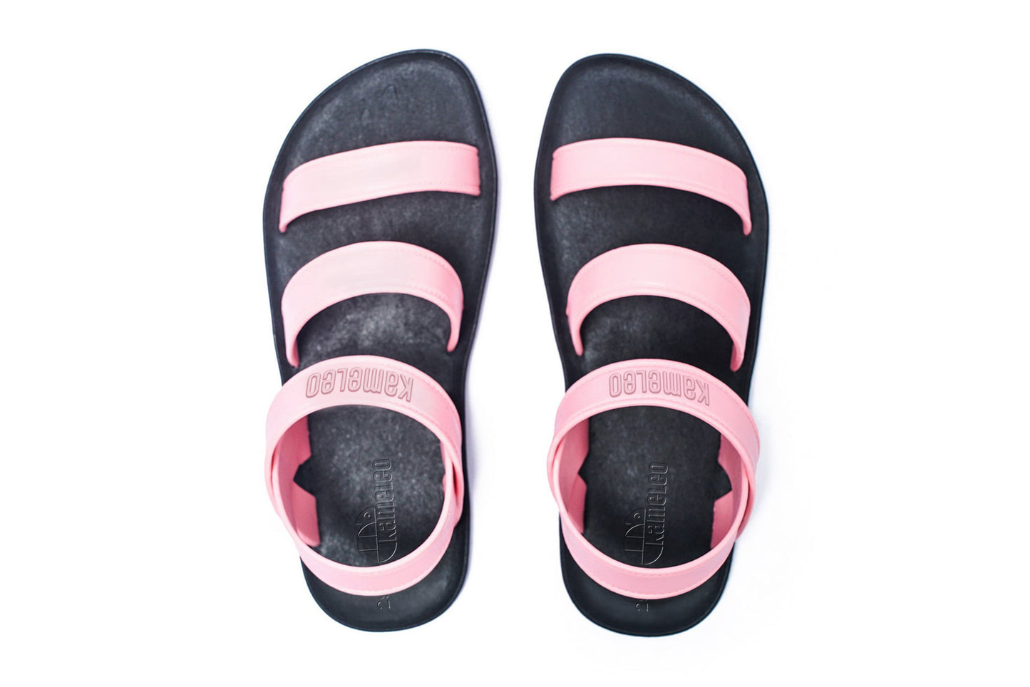 Twin Plus Kids Black Sole LightPink Strap