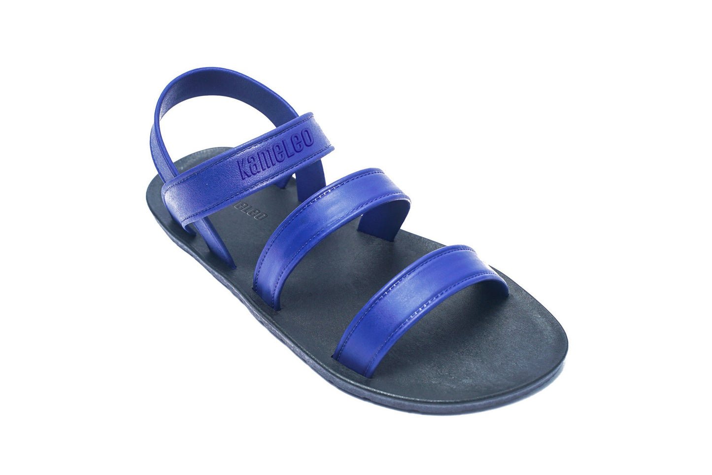 Twin Plus Kids Black Sole Blue Strap