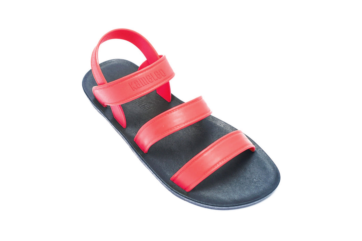 Twin Plus Kids Black Sole Red Strap