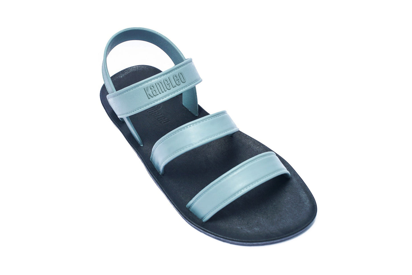 Twin Plus Kids Black Sole Grey Strap