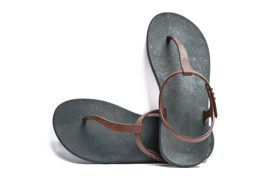 Saily Black Sole Brown Strap