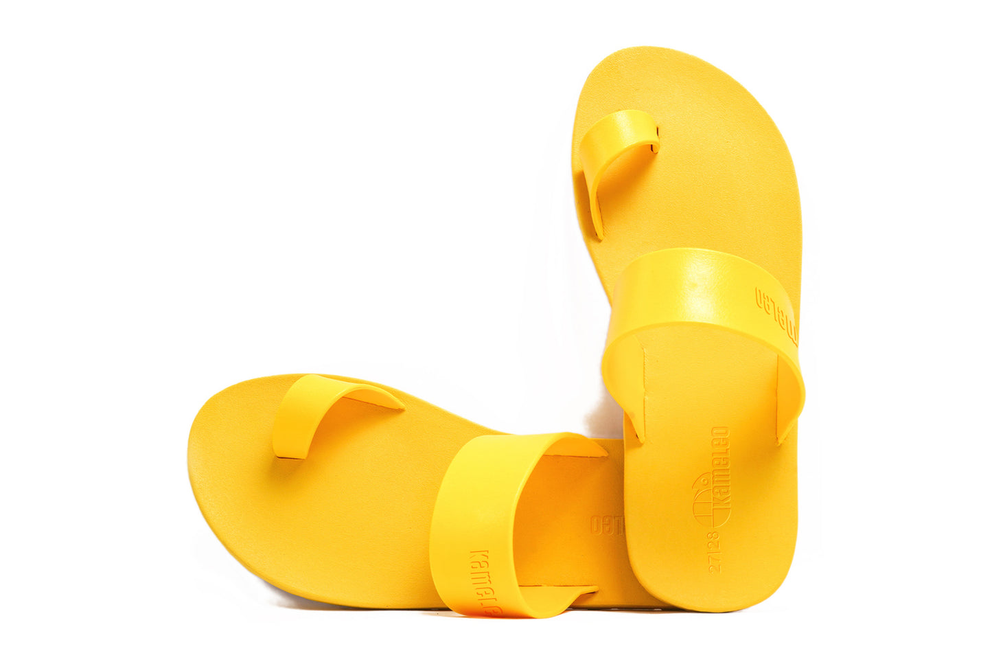 Pop Thumb Kids Yellow Sole Yellow Strap