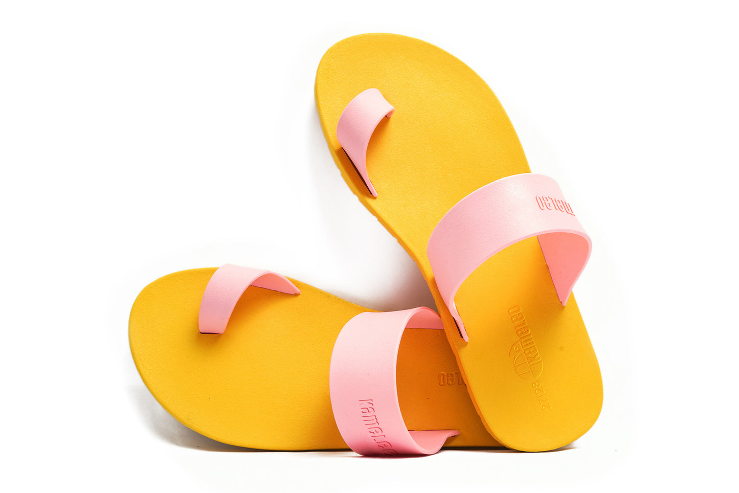 Pop Thumb Kids Yellow Sole LightPink Strap