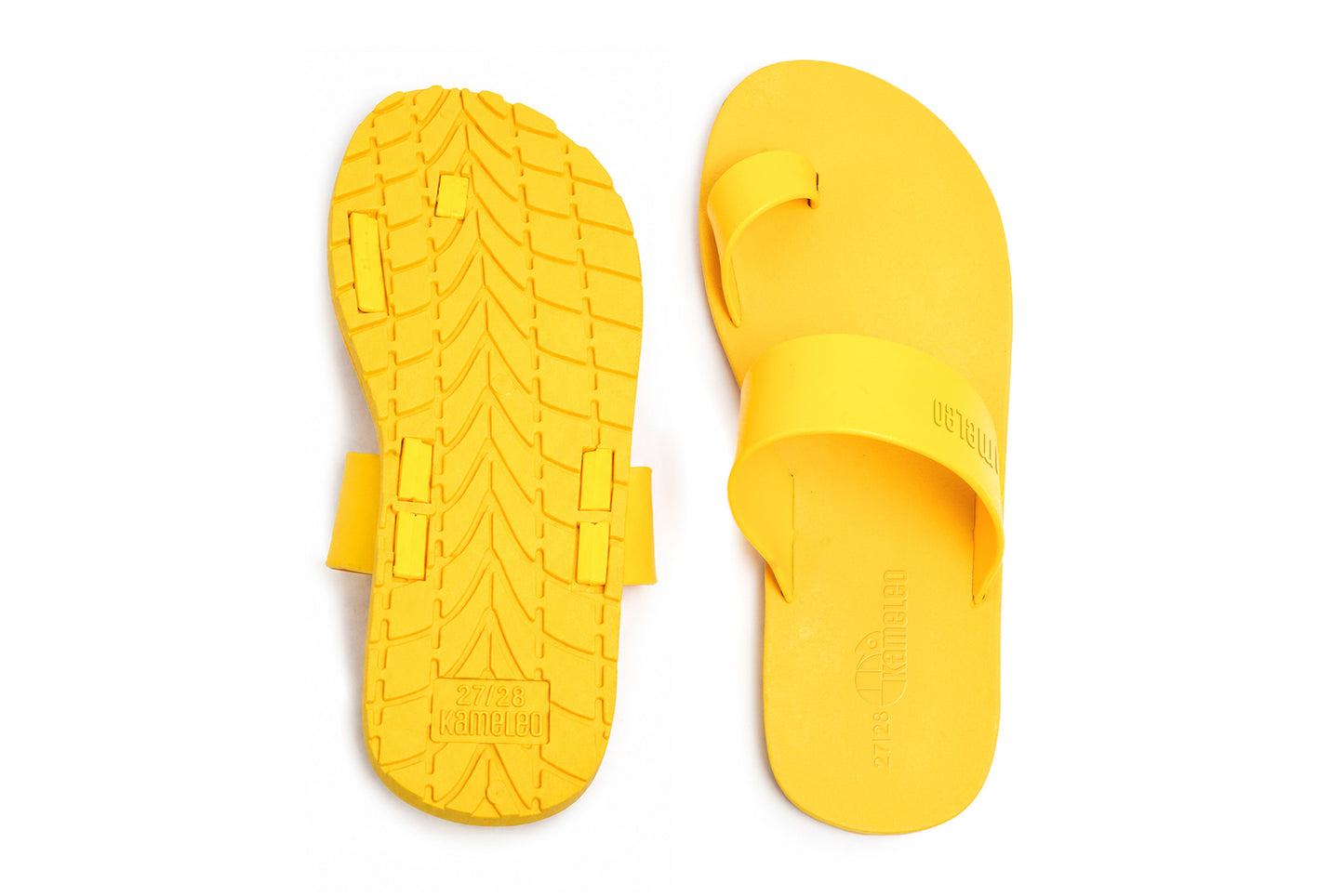 Pop Thumb Kids Yellow Sole Yellow Strap