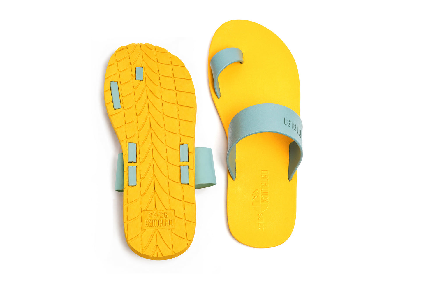 Pop Thumb Kids Yellow Sole Grey Strap