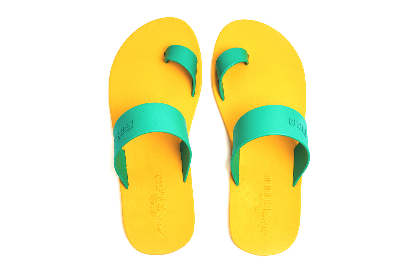 Pop Thumb Kids Yellow Sole Green Strap