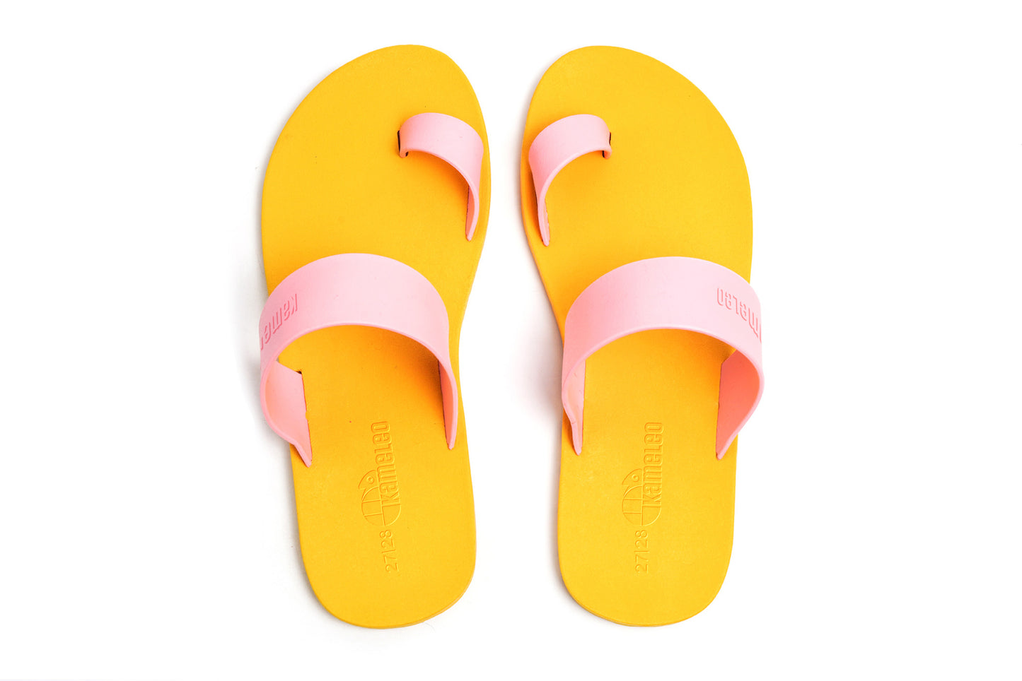 Pop Thumb Kids Yellow Sole LightPink Strap