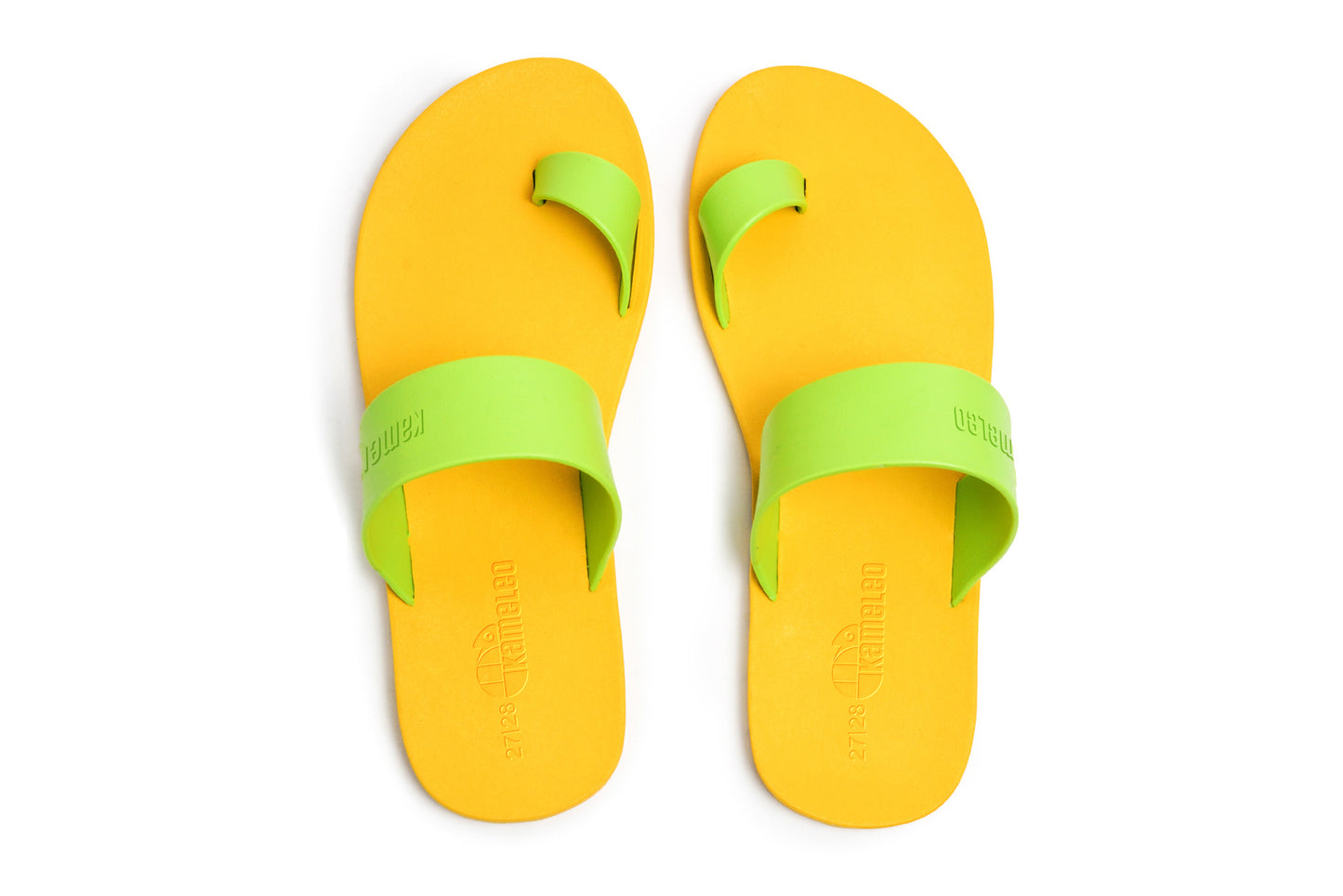 Pop Thumb Kids Yellow Sole Lime Strap