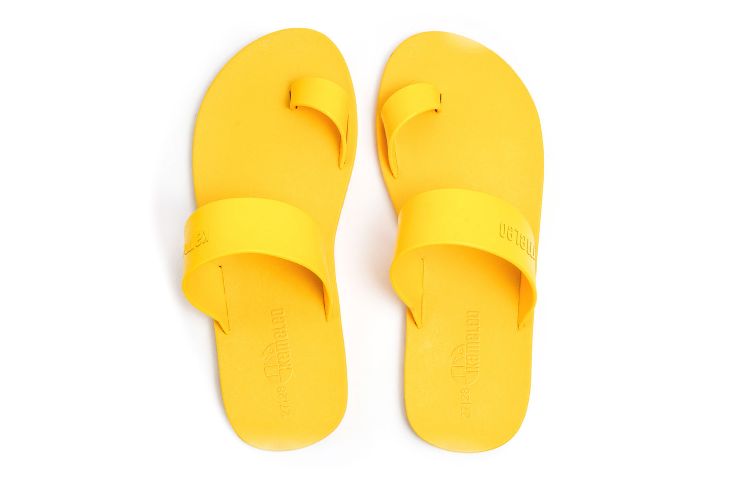 Pop Thumb Kids Yellow Sole Yellow Strap