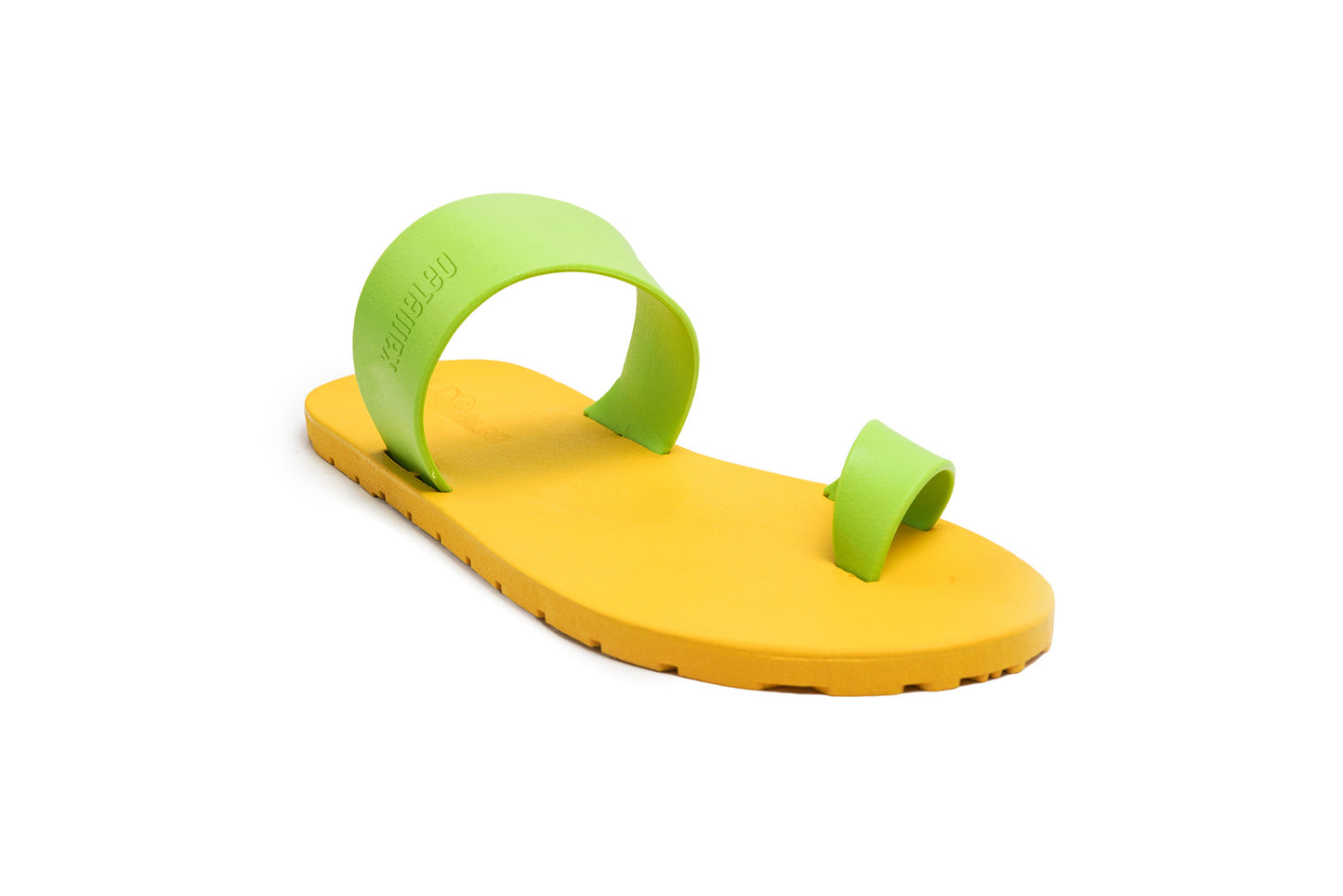 Pop Thumb Kids Yellow Sole Lime Strap