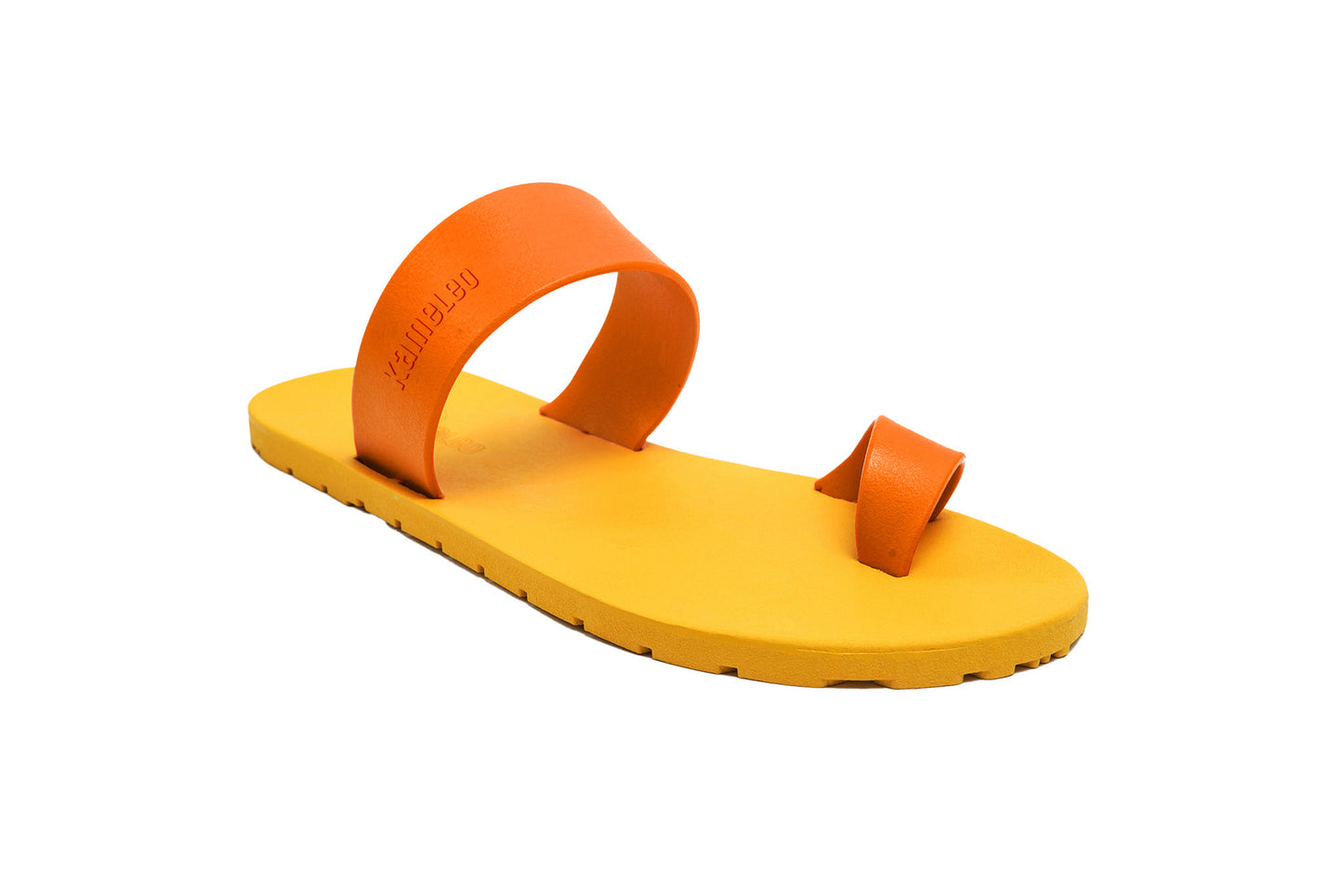 Pop Thumb Kids Yellow Sole Orange Strap