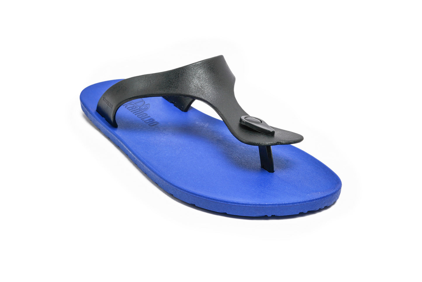 Candy Blue Sole Black Strap