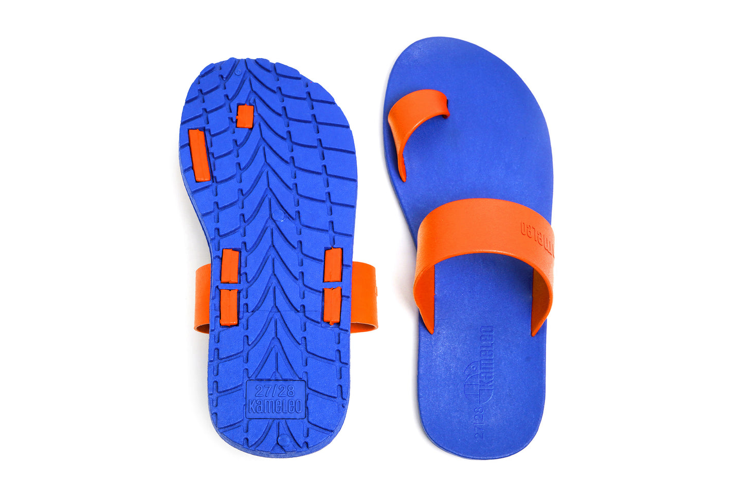 Pop Thumb Kids Blue Sole Orange Strap