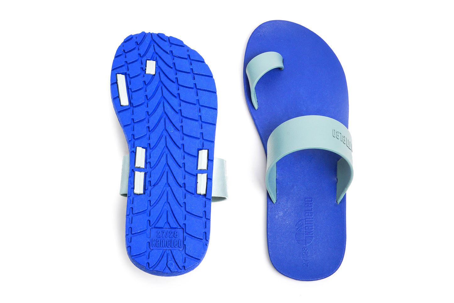 Pop Thumb Kids Blue Sole Grey Strap