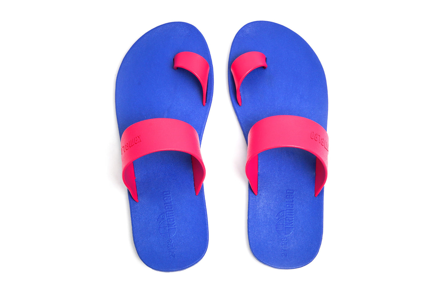 Pop Thumb Kids Blue Sole Pink Strap