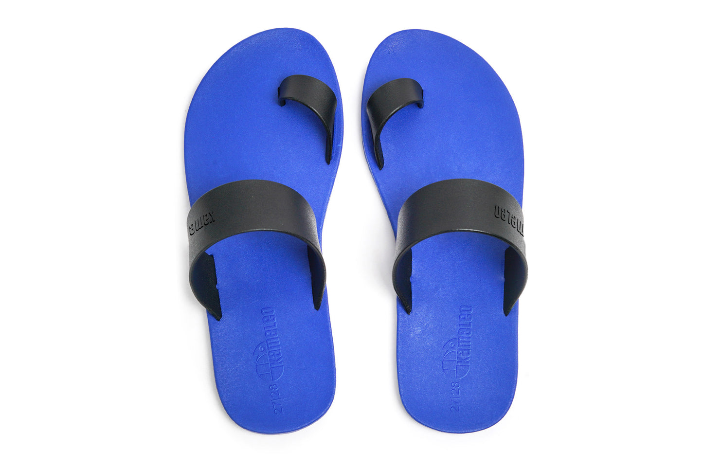 Pop Thumb Kids Blue Sole Black Strap